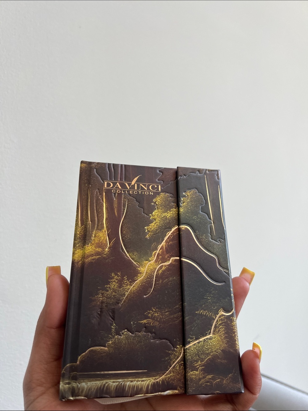 DaVinci Collection Brown & Gold Decorative mini/small notebook/journal